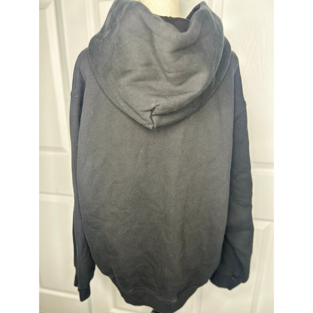 Madhappy Angel Graphic Hoodie XL Black Pink Logo Oversized Fleece Pullover - Picture 2 of 7